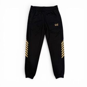 Emporio Armani Dynamic jogger pants black and gold Size M